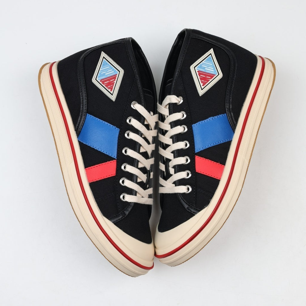 Bottega Veneta Eliot Appliquéd Leather-Trimmed Canvas Sneakers
