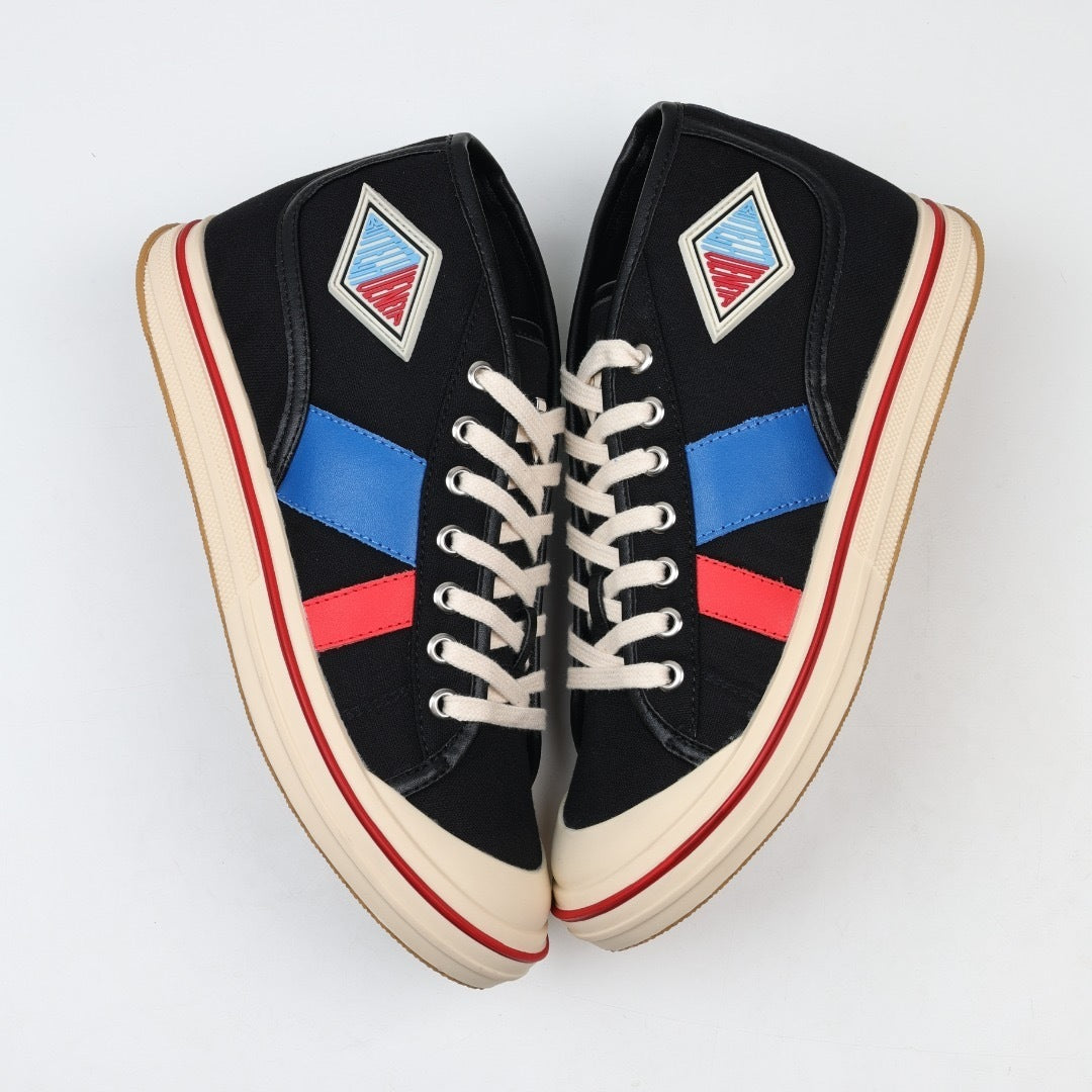 Bottega Veneta Eliot Appliquéd Leather-Trimmed Canvas Sneakers