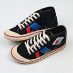 Bottega Veneta Eliot Appliquéd Leather-Trimmed Canvas Sneakers