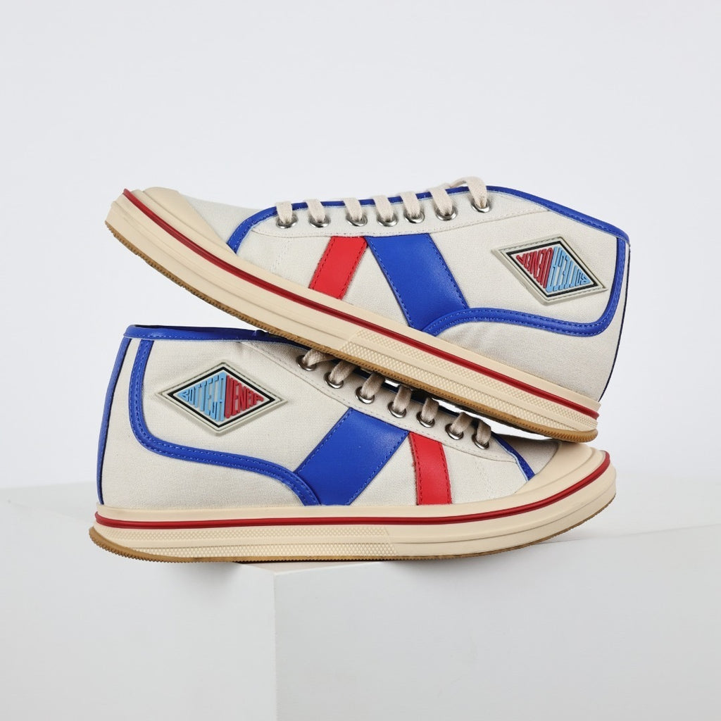 Bottega Veneta Eliot Appliquéd Leather-Trimmed Canvas Sneakers
