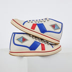 Bottega Veneta Eliot Appliquéd Leather-Trimmed Canvas Sneakers