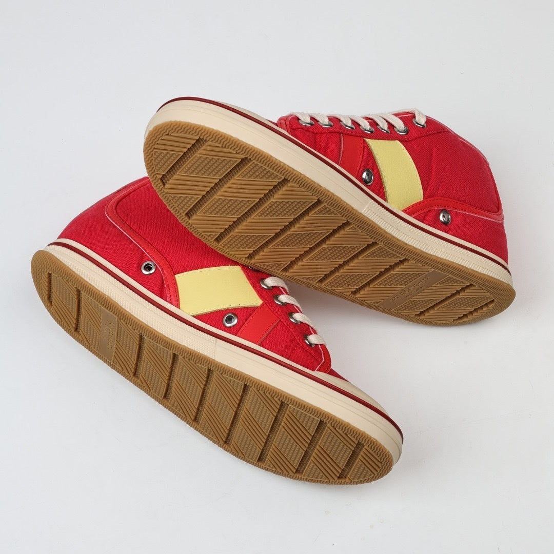 Bottega Veneta Eliot Appliquéd Leather-Trimmed Canvas Sneakers