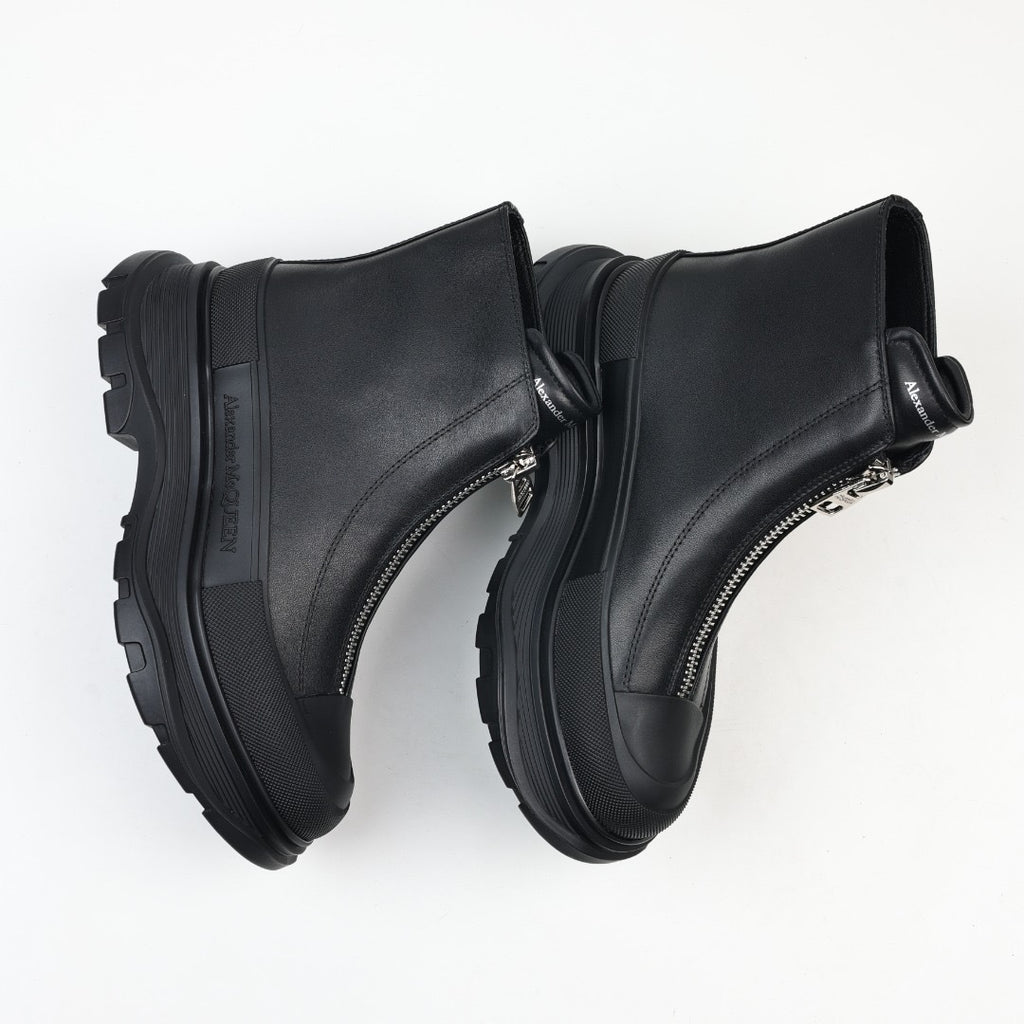 Alexander McQueen Tread Slick Zip-Up Boots