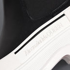 Alexander McQueen Tread Slick Two-Tone Leather Chelsea Boot