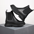 Alexander McQueen Tread Slick Two-Tone Leather Chelsea Boot