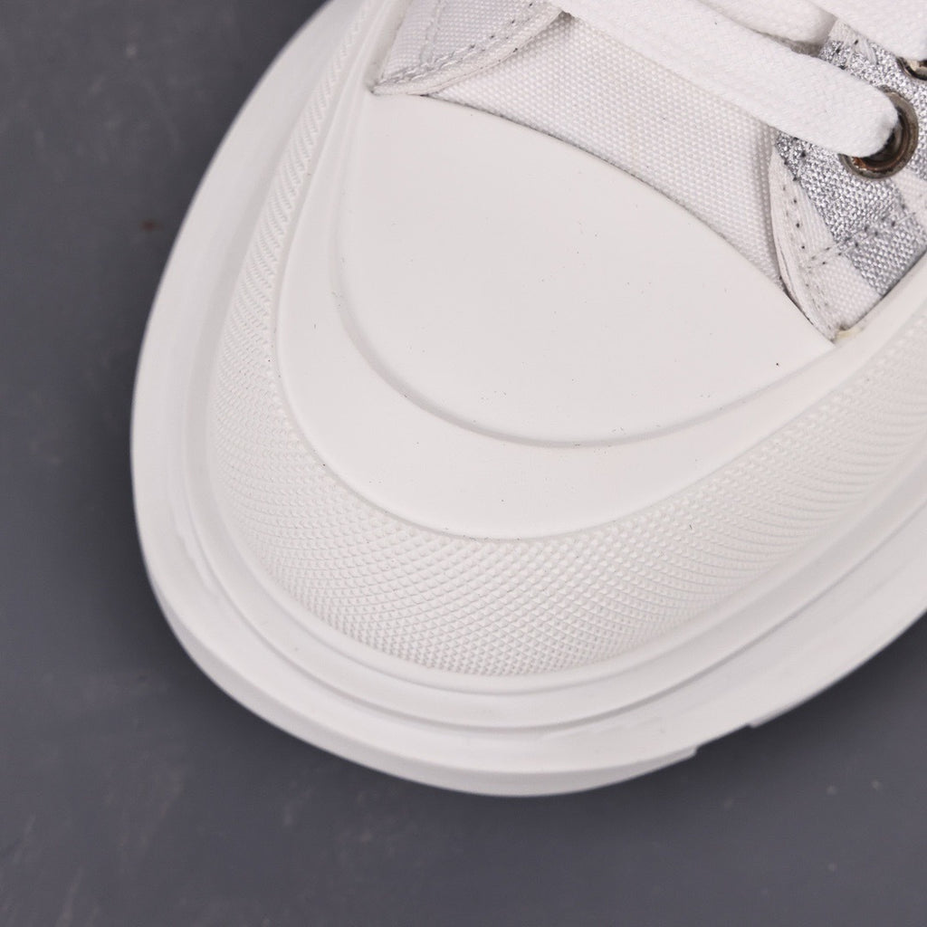 Alexander McQueen Tread Slick Low-Top Graffiti Sneakers