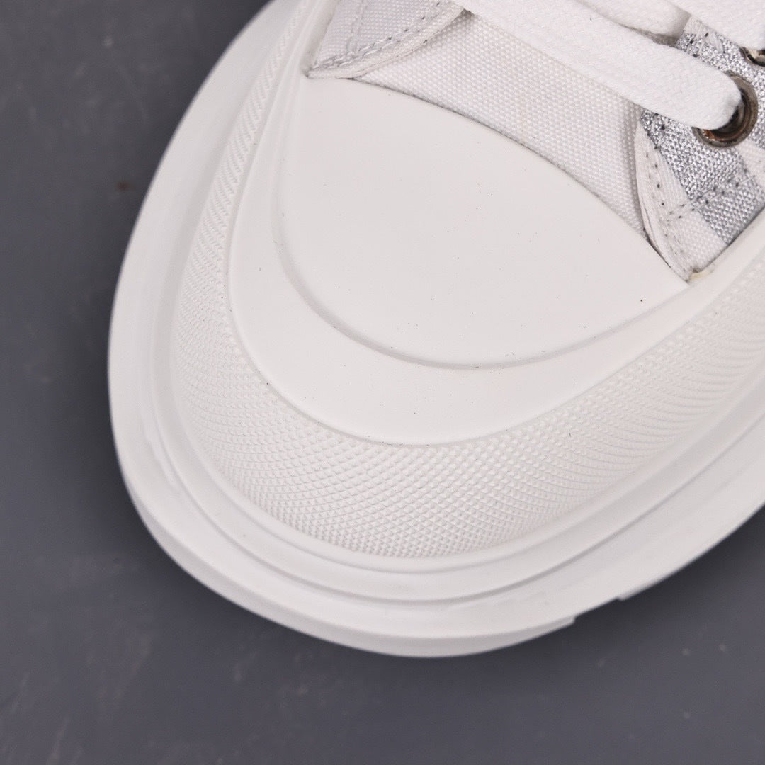 Alexander McQueen Tread Slick Low-Top Graffiti Sneakers