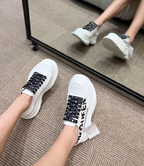 Alexander McQueen Tread Slick Low-Top Graffiti Sneakers