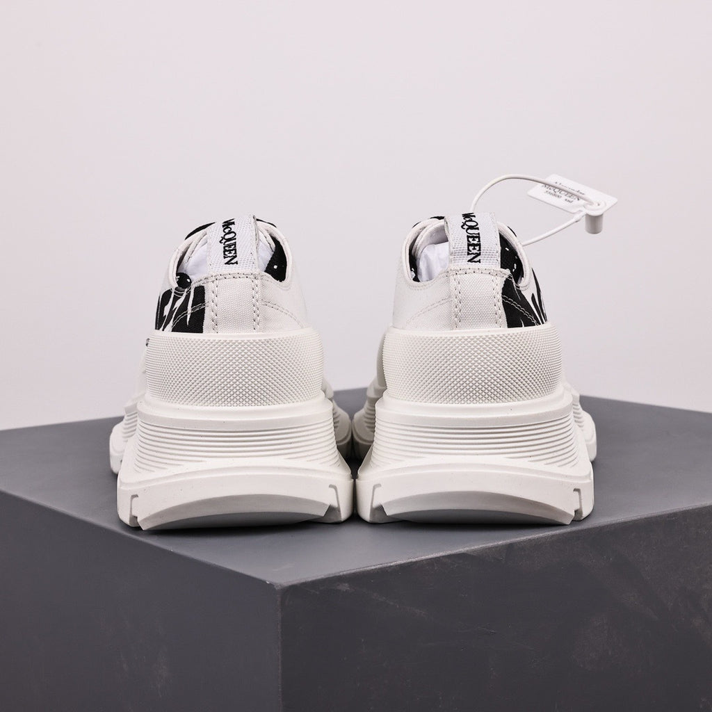 Alexander McQueen Tread Slick Low-Top Graffiti Sneakers