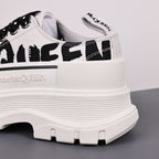 Alexander McQueen Tread Slick Low-Top Graffiti Sneakers