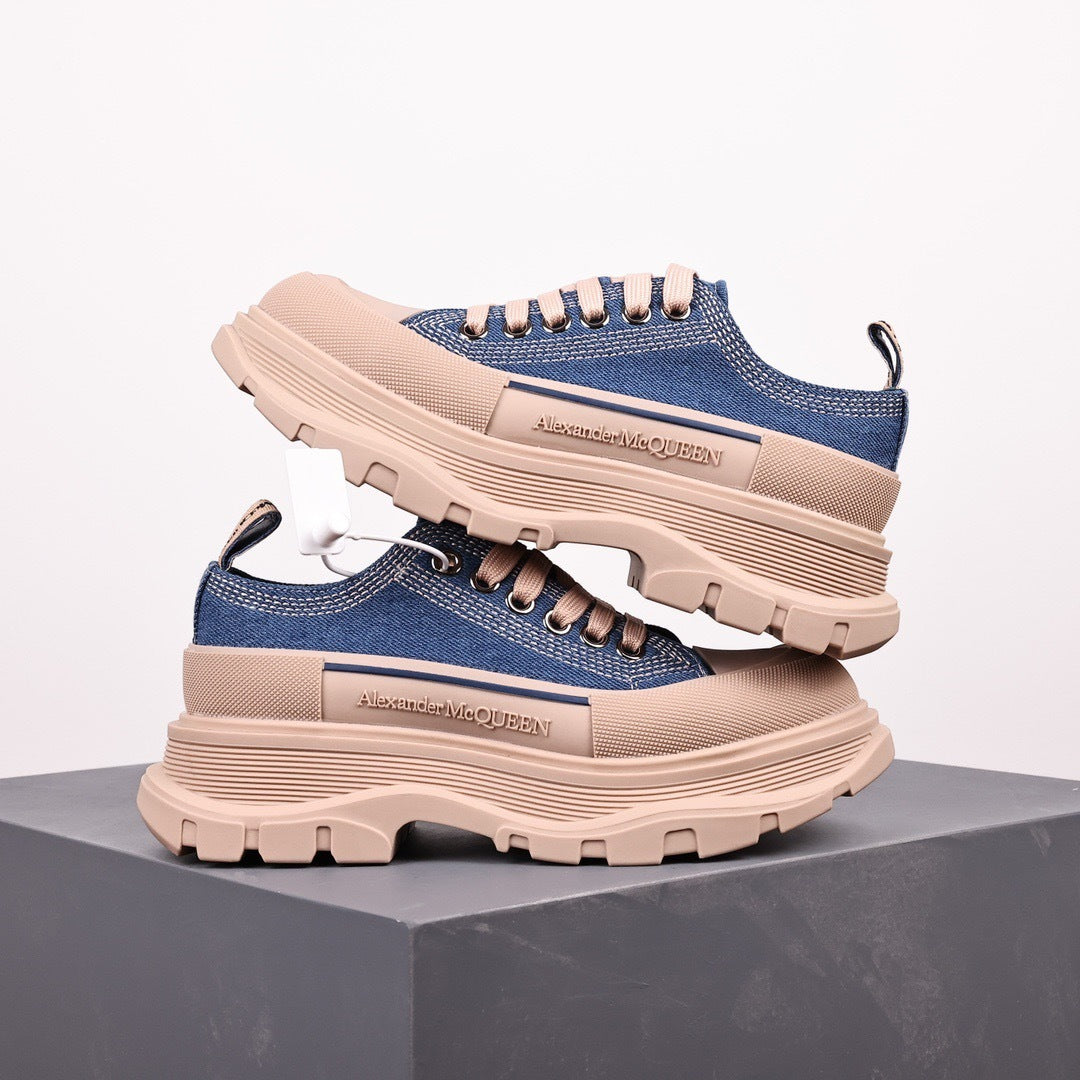 Alexander McQueen Tread Slick Low-Top Graffiti Sneakers