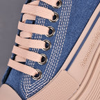 Alexander McQueen Tread Slick Low-Top Graffiti Sneakers