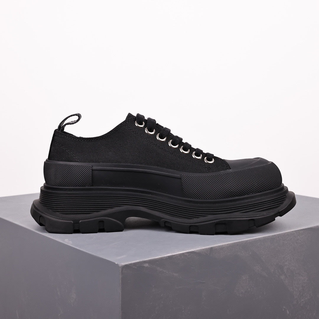 Alexander McQueen Tread Slick Low-Top Graffiti Sneakers