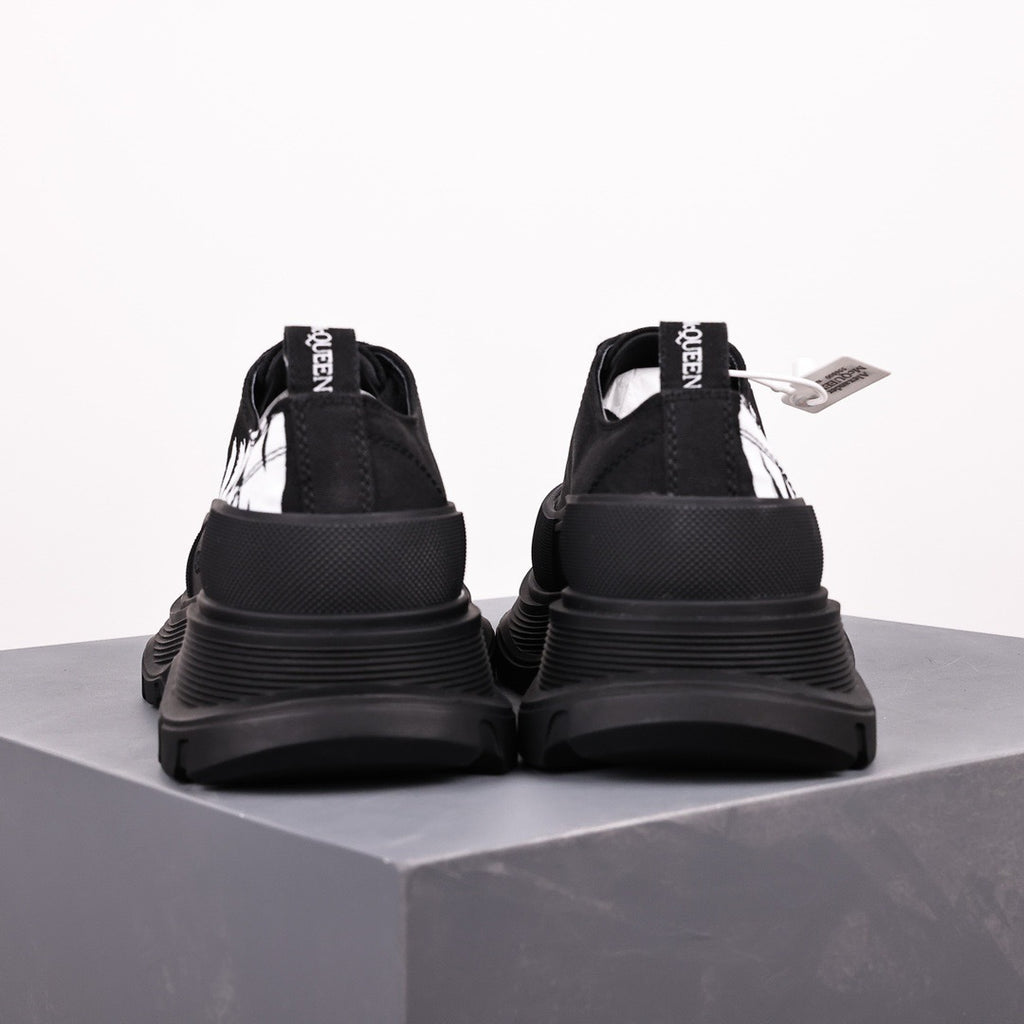 Alexander McQueen Tread Slick Low-Top Graffiti Sneakers
