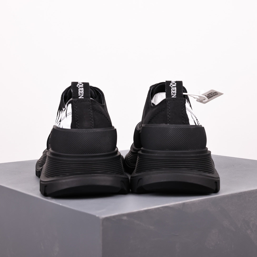 Alexander McQueen Tread Slick Low-Top Graffiti Sneakers