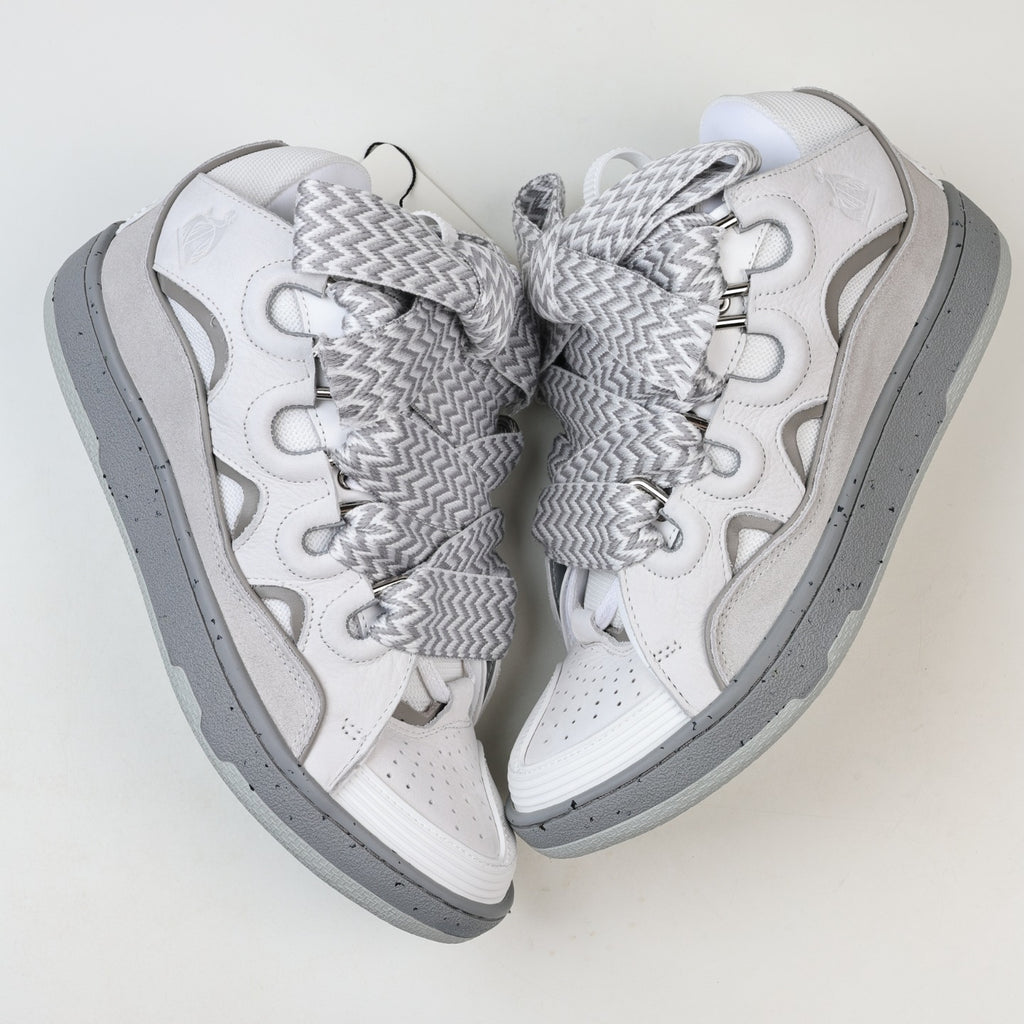 Lanvin Curb Leather Sneakers