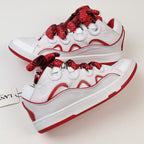Lanvin Curb Leather Sneakers