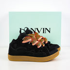 Lanvin Curb Suede Sneakers