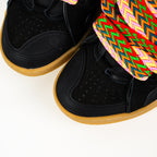 Lanvin Curb Suede Sneakers