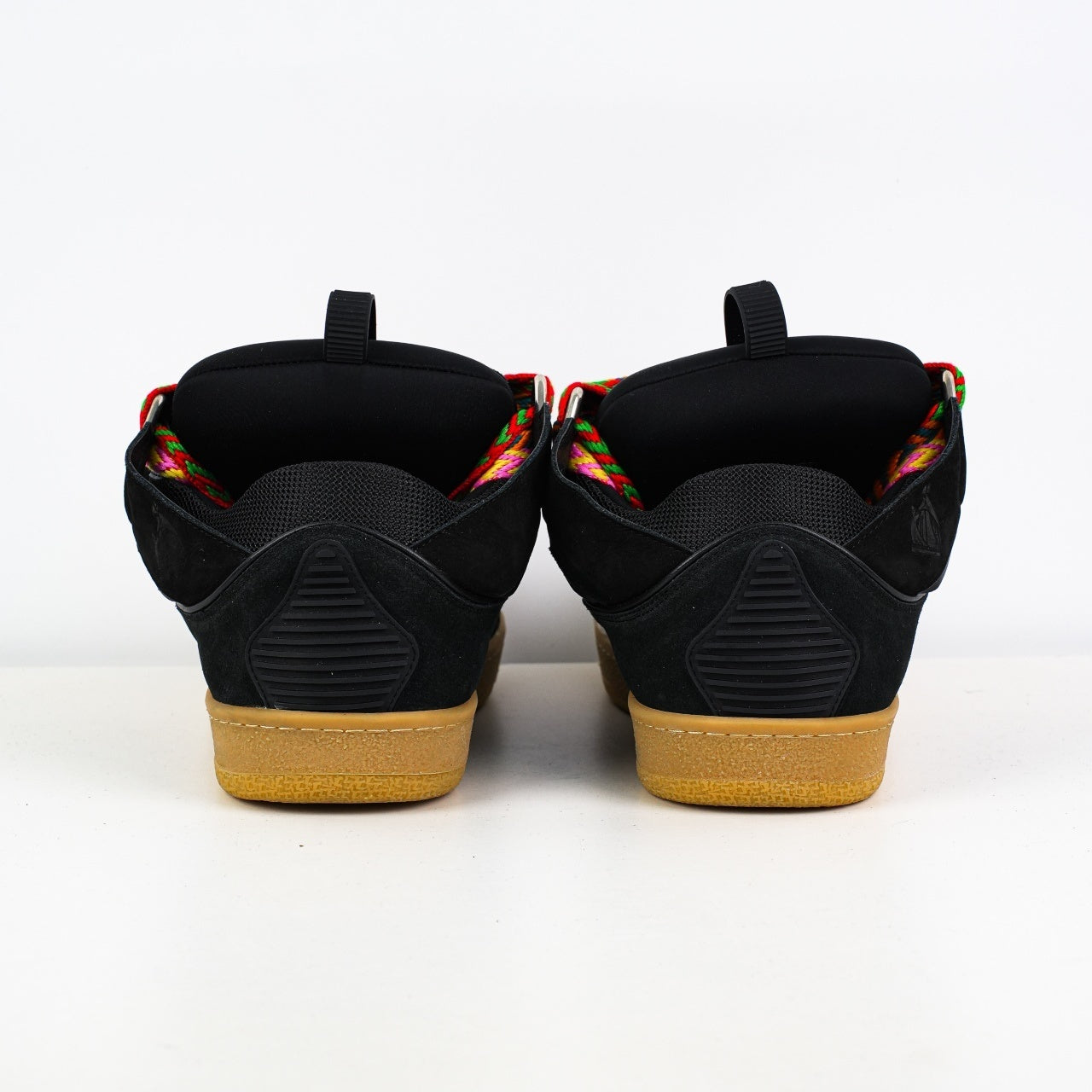 Lanvin Curb Suede Sneakers