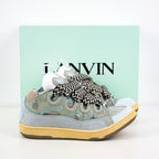 Lanvin Curb Suede Sneakers