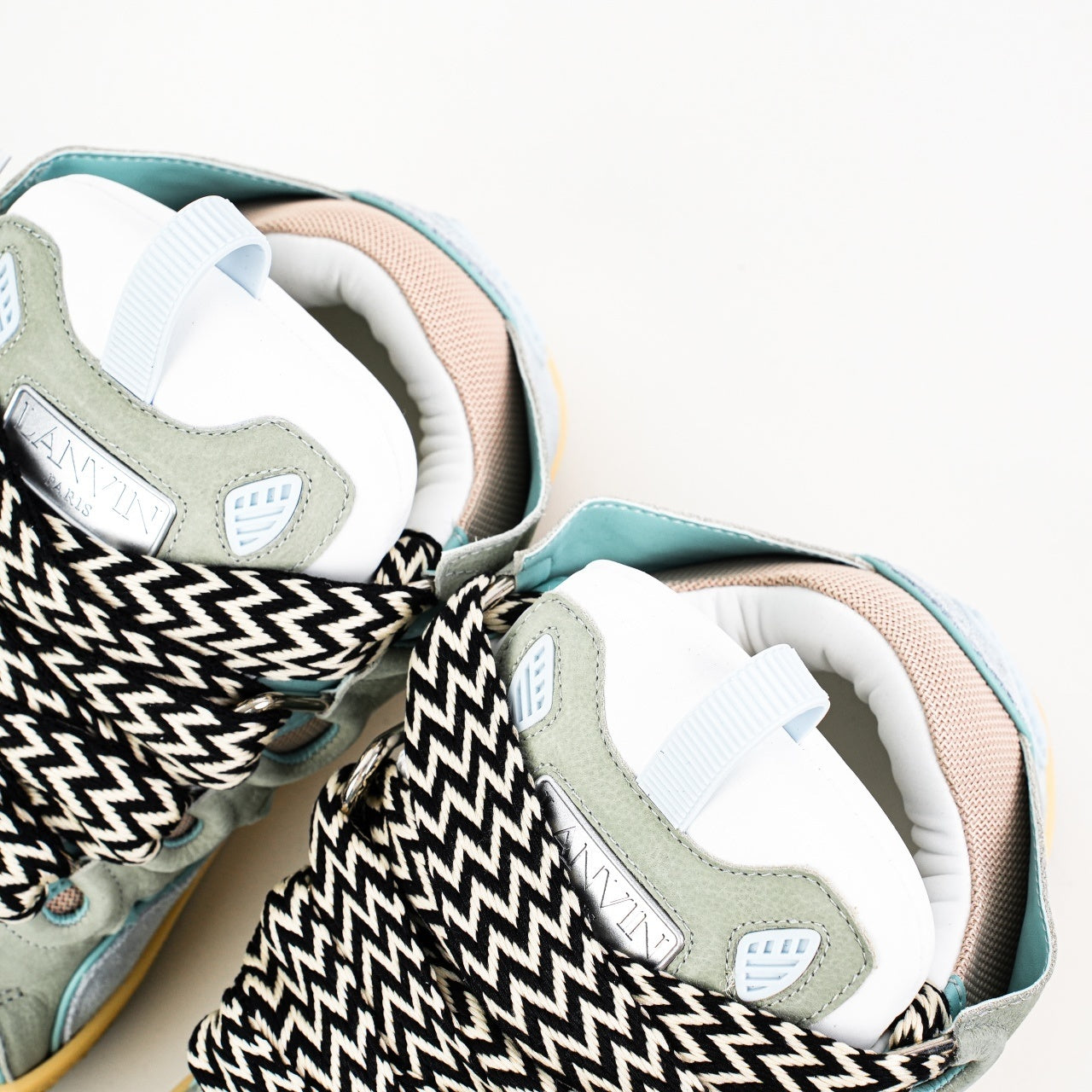 Lanvin Curb Suede Sneakers