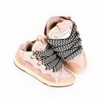 Lanvin Curb Suede Sneakers