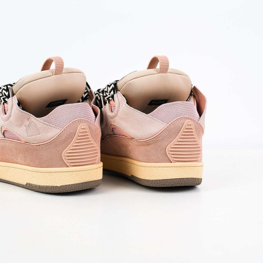 Lanvin Curb Suede Sneakers
