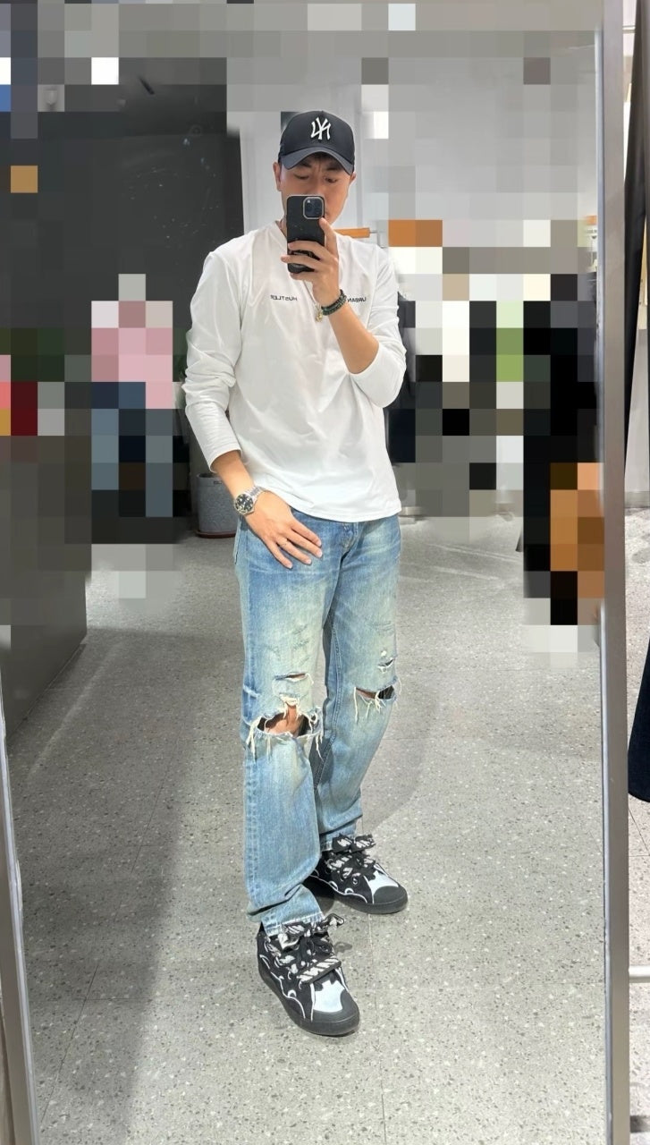 Lanvin Curb Suede Sneakers