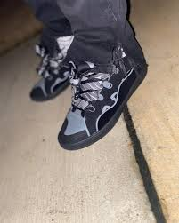 Lanvin Curb Suede Sneakers