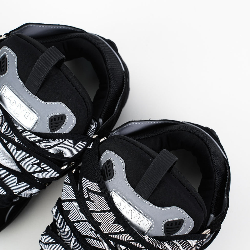 Lanvin Curb Suede Sneakers