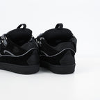 Lanvin Curb Suede Sneakers