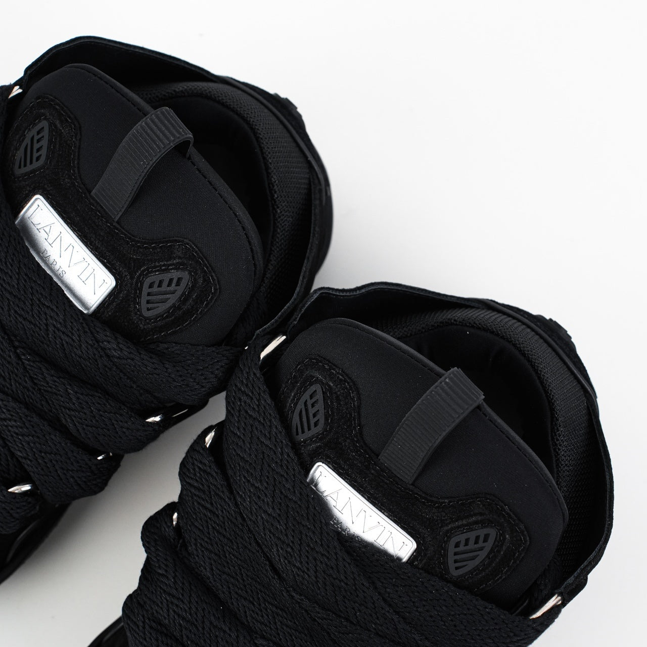 Lanvin Curb Suede Sneakers