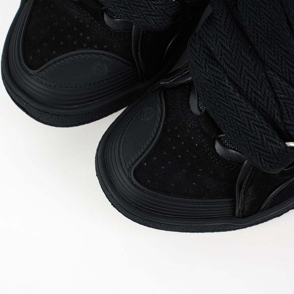 Lanvin Curb Suede Sneakers