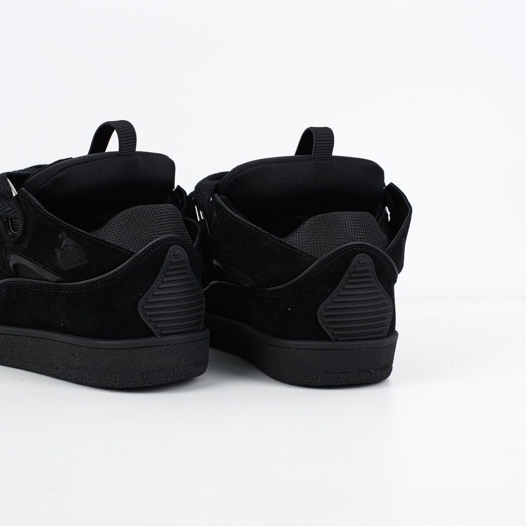 Lanvin Curb Suede Sneakers
