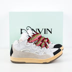 Lanvin Curb Suede Sneakers