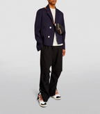 Lanvin Curb Suede Sneakers