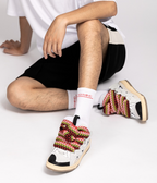 Lanvin Curb Suede Sneakers