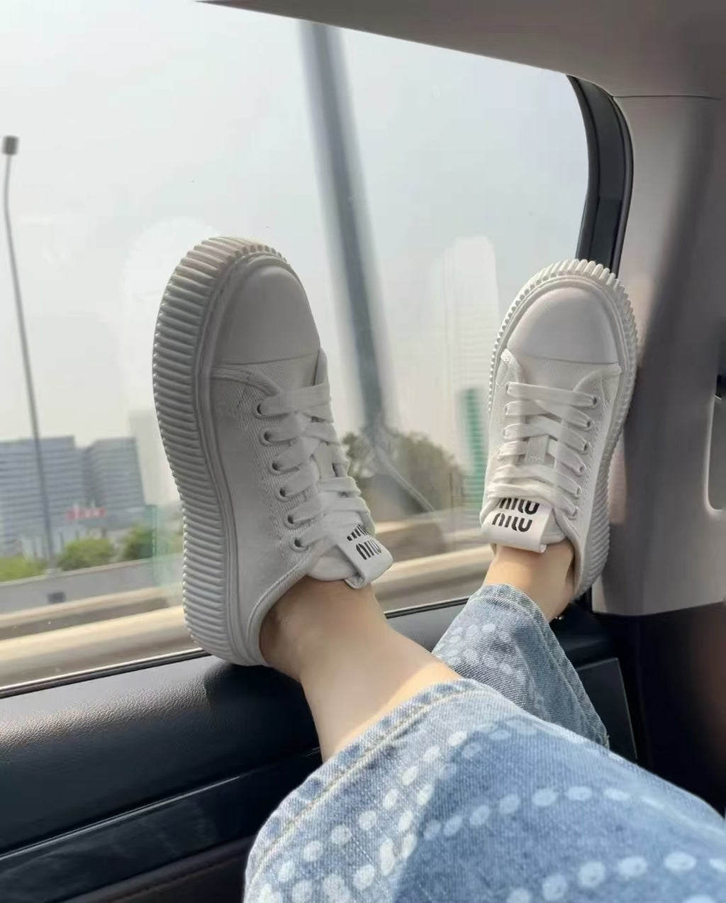 Miu Miu Platform Sneakers