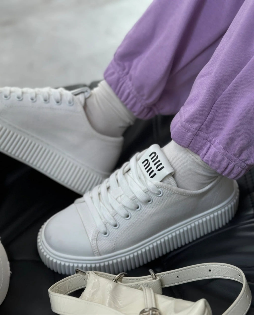Miu Miu Platform Sneakers