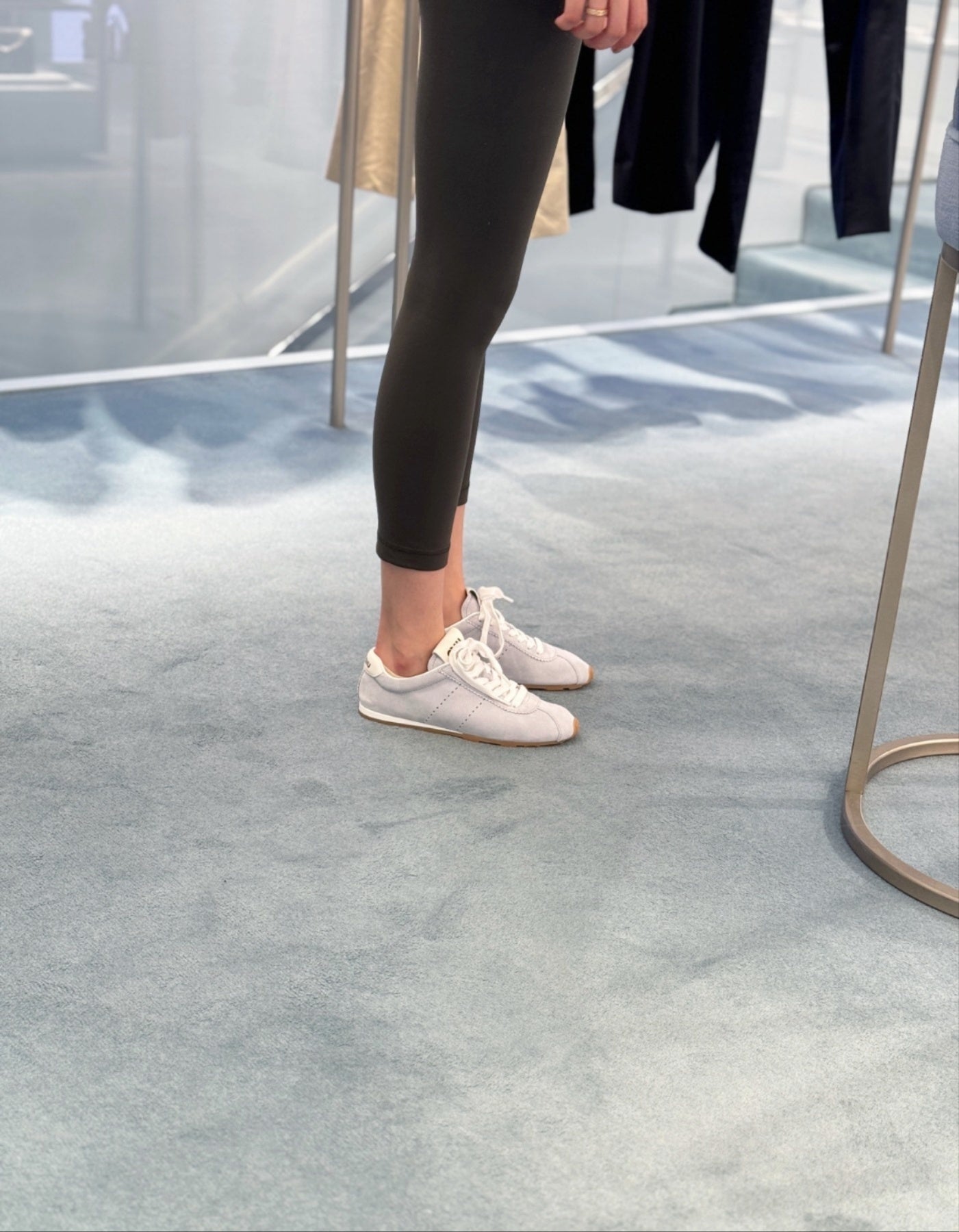 Miu Miu Plume Nappa Leather Sneakers