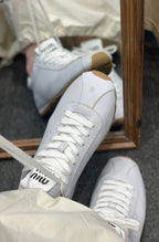 Miu Miu Plume Nappa Leather Sneakers