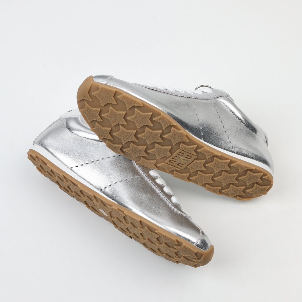 Miu Miu Plume Mordoré Calfskin Low Top Sneakers