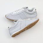 Miu Miu Plume Mordoré Calfskin Low Top Sneakers
