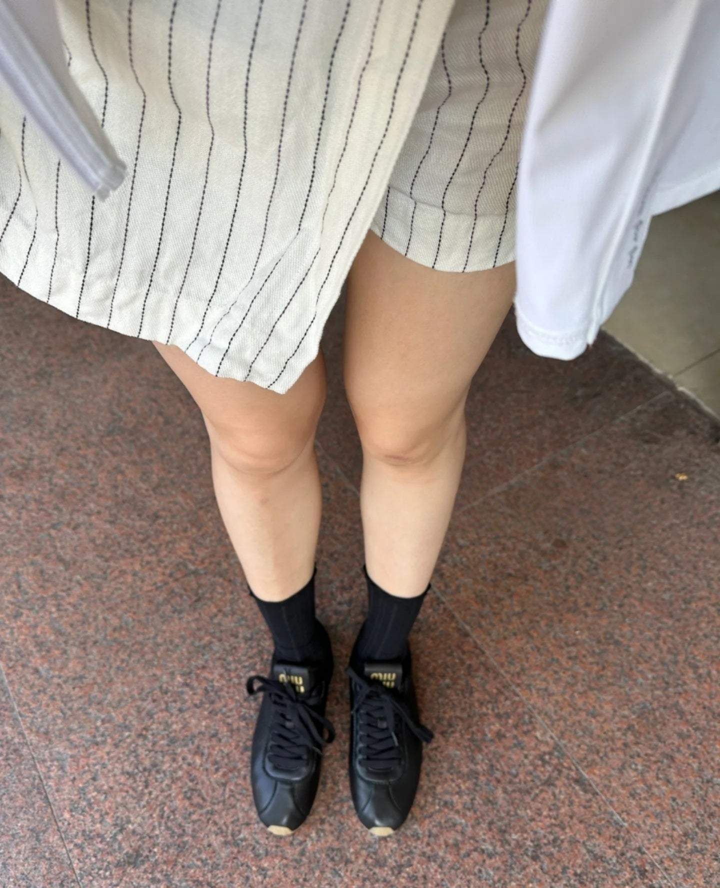 Miu Miu Plume Mordoré Calfskin Low Top Sneakers