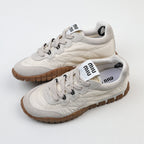 Miu Miu Tyre Technical Fabric and Suede Sneakers