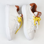Miu Miu Double Laces Leather Low Top Sneakers