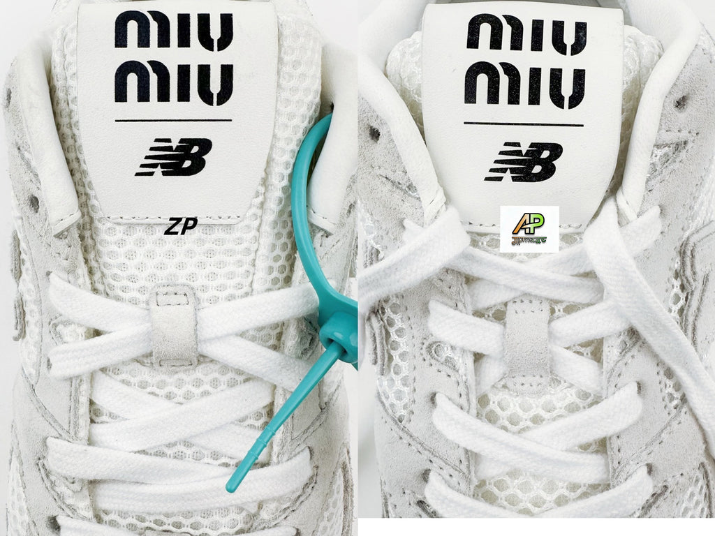 Miu Miu x New Balance 530 SL Suede and Mesh Sneakers