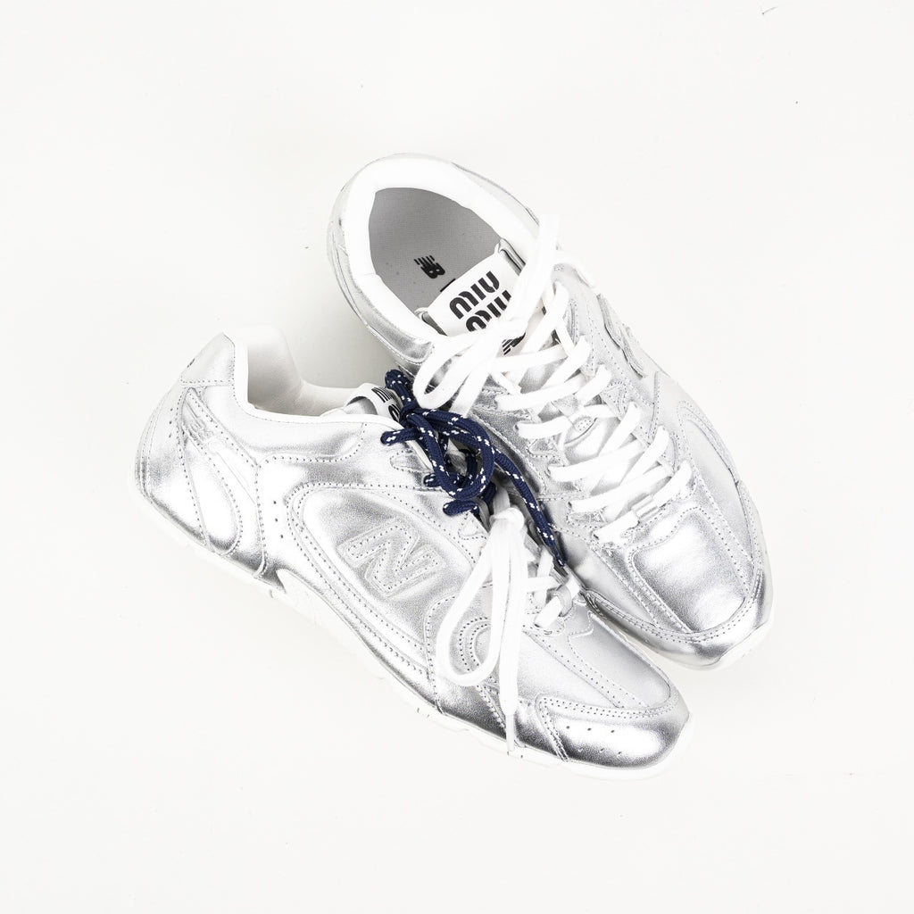 Miu Miu x New Balance 530 SL Suede and Mesh Sneakers