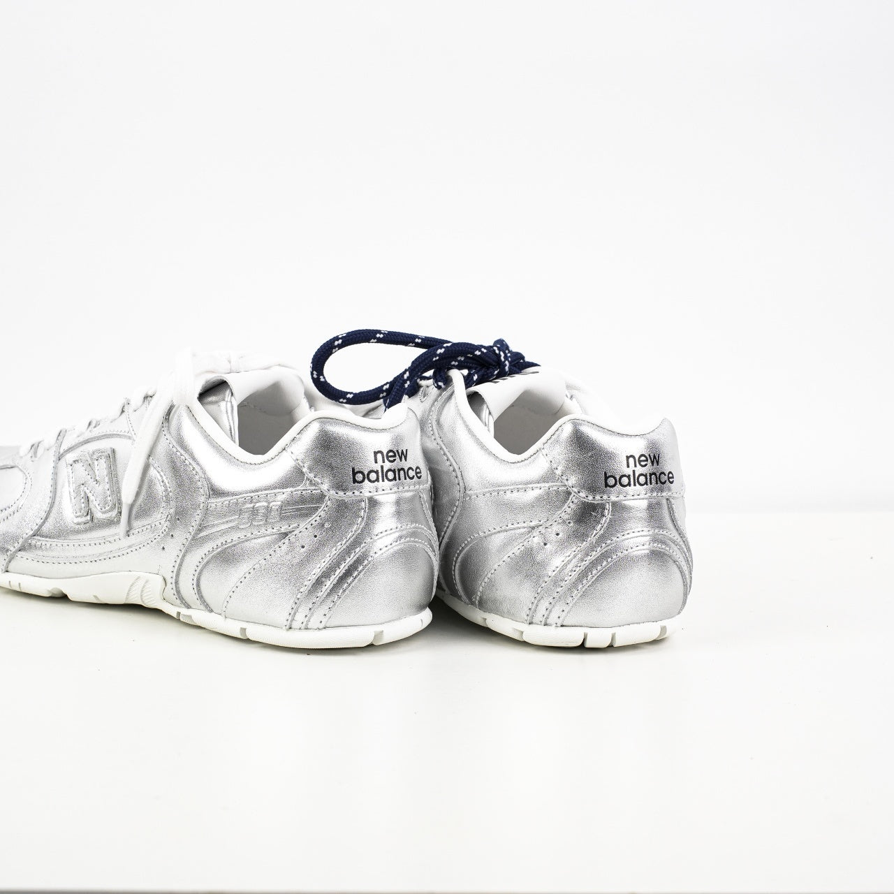 Miu Miu x New Balance 530 SL Suede and Mesh Sneakers